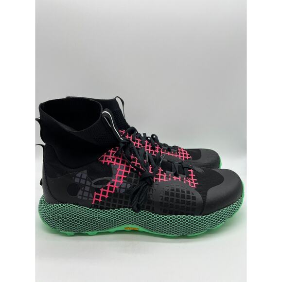 Under Armour HOVR Ridge Trek Black Chestnut Red Green 3025581-001 Men's Size 13 - Picture 1 of 12